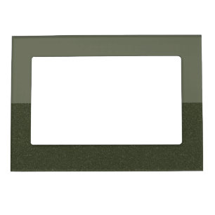 Bottom Glitter Moss Green Magnetic Frame (Custom)