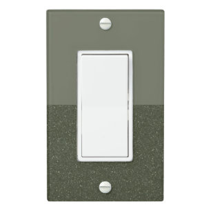 Bottom Glitter Moss Switch Plate Cover – Customize