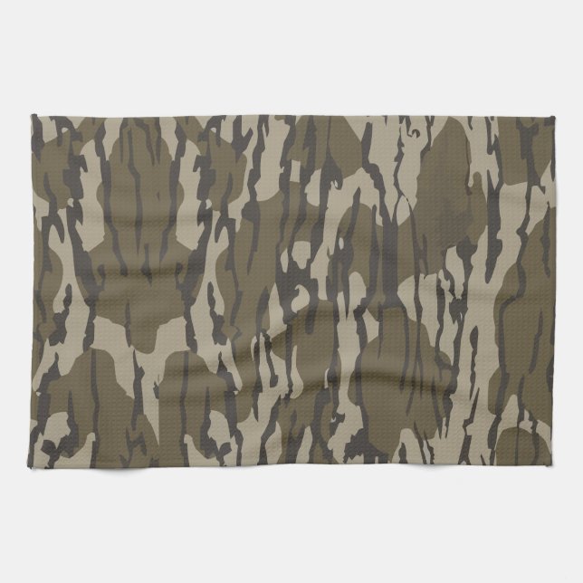 Bottom Land Camo Kitchen Towel (Horizontal)