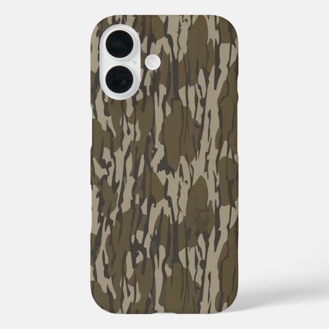 Bottom Lands Camo for Men Hunting Apparel Gear Case-Mate iPhone Case (Back)