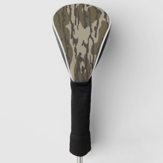 Bottom Lands Camo for Men Hunting Apparel Gear Golf Head Cover (Front)