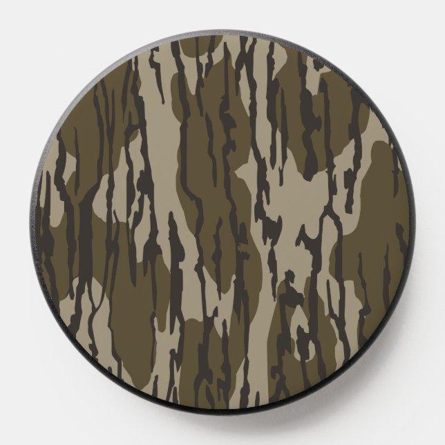 Bottom Lands Camo for Men Hunting Apparel Gear PopSocket (Popsocket)