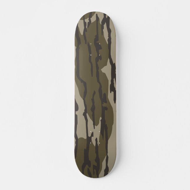 Bottom Lands Camo for Men Hunting Apparel Gear Skateboard (Front)