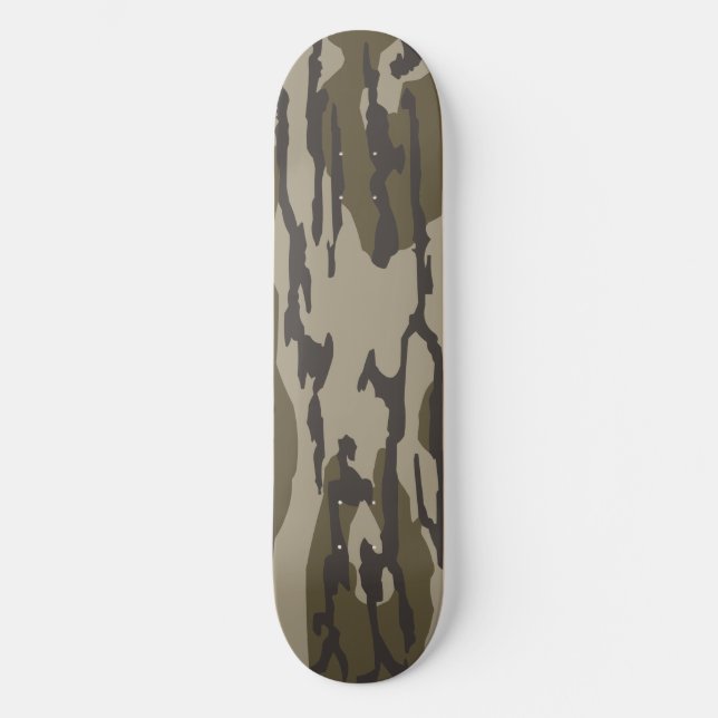 Bottom Lands Camo for Men Hunting Apparel Gear Skateboard (Front)