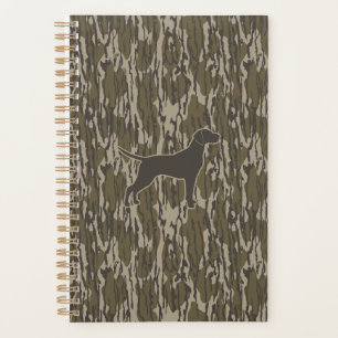 Bottom Lands Camo Hunter Dog Hunting Season Planner