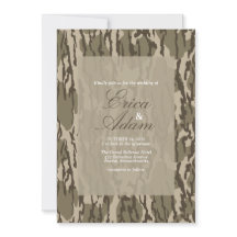 Bottom Lands Camo Hunting Themed Wedding