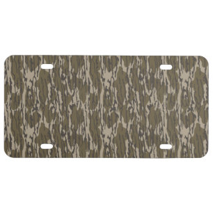 Bottom lands Camo Skins For Women Men License Plate