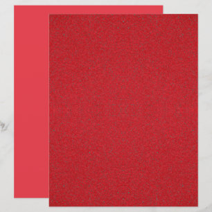 Bottom-Noise Tomato Red Custom Paper Sheets