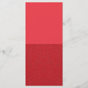 Bottom-Noise Tomato Red Flat Menu – Customizable