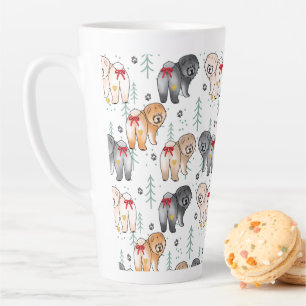BOTTOM OF MY HEART 5 chow colors Latte Mug