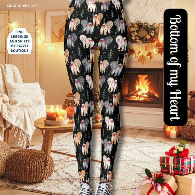 BOTTOM OF MY HEART 5 chow colors Leggings (Creator Uploaded)