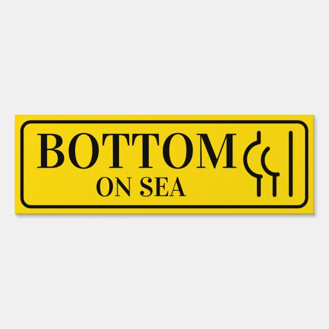 Bottom on Sea Garden Sign (Front)