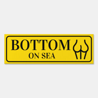 Bottom on Sea Sign