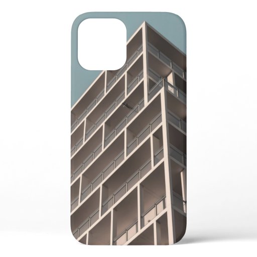 BOTTOM VIEW OF HIGH RISE BUILDING iPhone 12 CASE