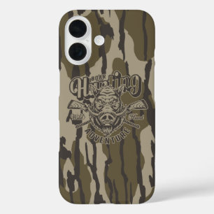 Bottomland Camo Boar Hunting Wild Boar iPhone 16 Case