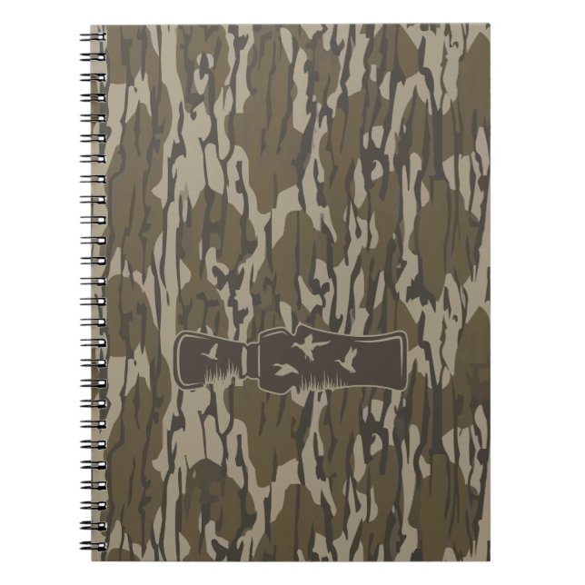 Bottomland Camo Call Me Duck Call Notebook (Front)