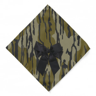 Bottomland Camo Cute Bow Ribbon for Women & Girls Bandana