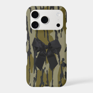 Bottomland Camo Cute Bow Ribbon for Women & Girls iPhone 17 Pro Case