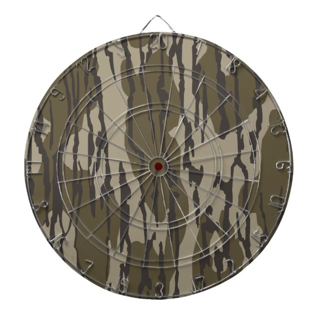 Bottomland camo for men hunting apparel dart board (Front)