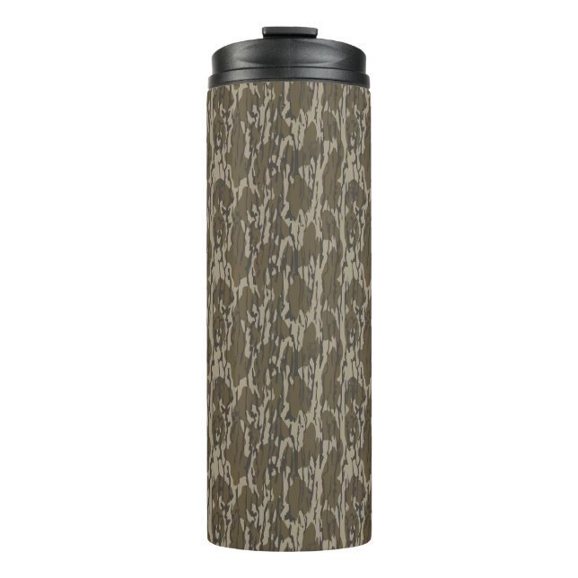 Bottomland Camo for Men Hunting Apparel Gear Thermal Tumbler (Front)