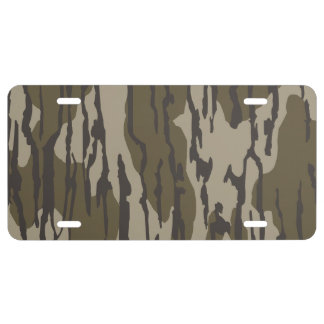 Bottomland camo for men hunting apparel license plate