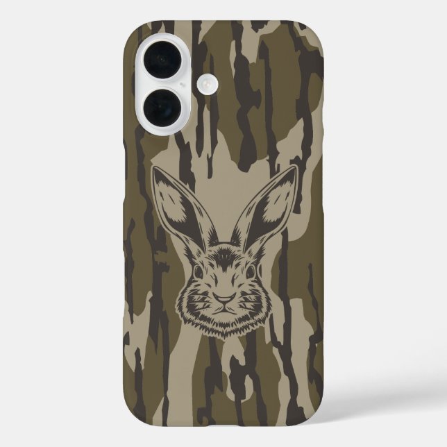 Bottomland Camo Hunting Camo Rabbit Case-Mate iPhone Case (Back)