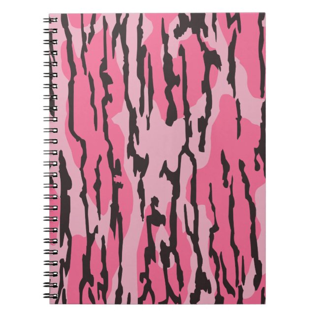 Bottomland camo pink bottomland Camo girls Notebook (Front)