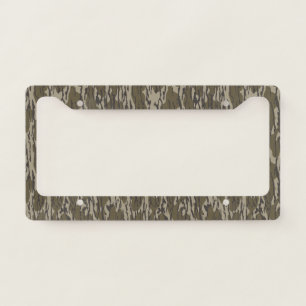Bottomland Camo Turkey Feather License Plate Frame