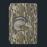 Bottomland Camo Waterfowl Duck Hunting iPad Mini Cover<br><div class="desc">Gear up for duck season with this bold Bottomland Camo design. crafted for serious waterfowl hunters. Featuring a rugged camouflage pattern of mossy leaves and oak tree detail, it's the perfect look for duck blinds and bird season alike. Ideal for dads, husbands, and any avid duck hunter, this camo gear...</div>