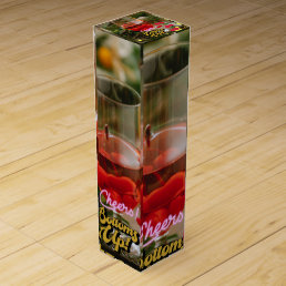 Bottoms Up Cherry Wine Gift Box