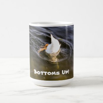 "bottoms Up" Customizable Mug For Duck Lovers! by SnapDaddy at Zazzle