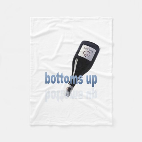 Bottoms Up  Fleece Blanket