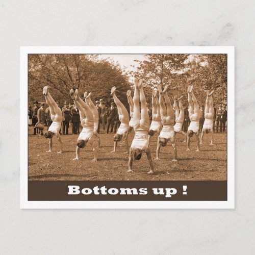 Bottoms Up Postcard