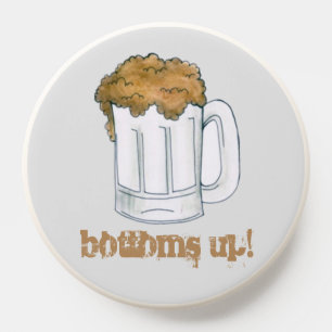 Bottoms Up! Saint Patrick's Day Beer Mug Drinking PopSocket