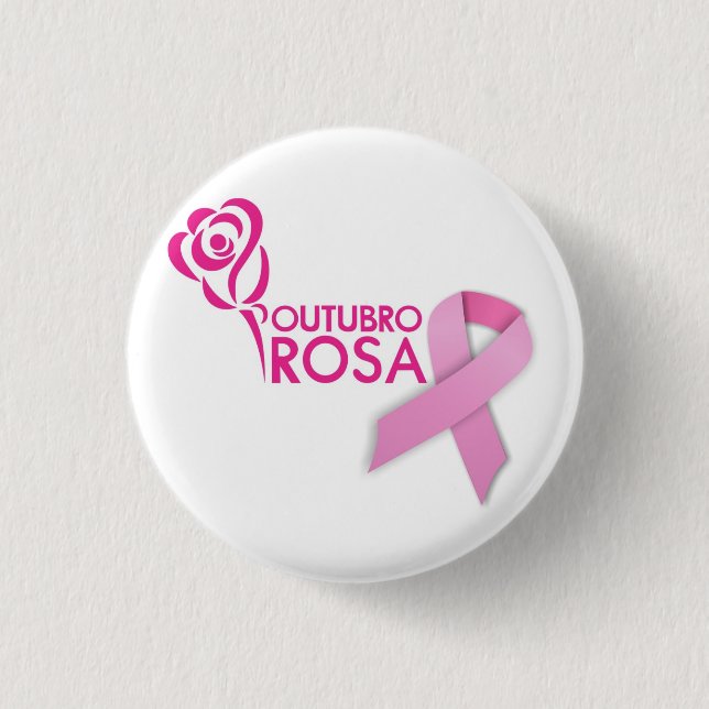 Botton Rosa October Button (Front)