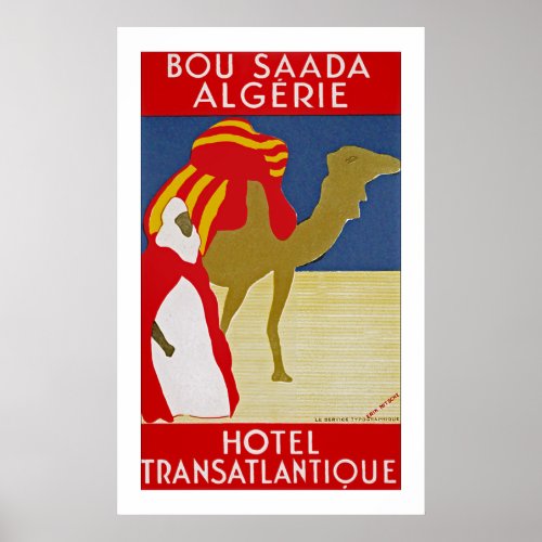 Bou Saada Algerie Poster