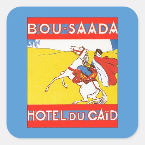 Bou_Saada Hotel Du Caid Square Sticker