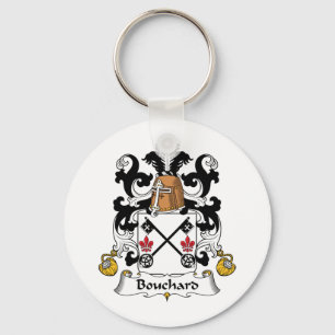 Bouchard Family Crest Keychain
