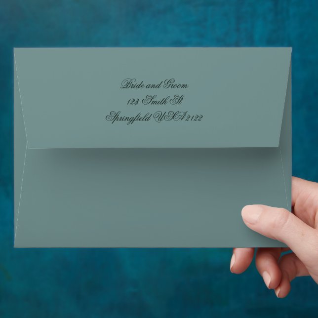 Boucher: Venus on the Waves Envelope & Luxury Teal (Hand)