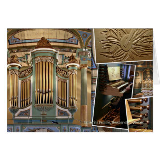 Boucherville organ card