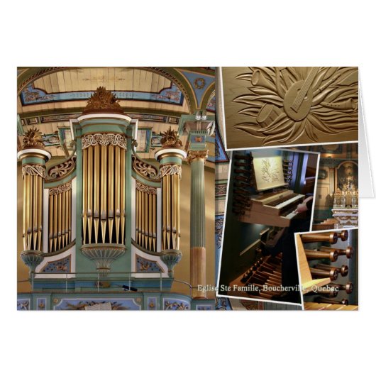 Boucherville organ card (Front Horizontal)