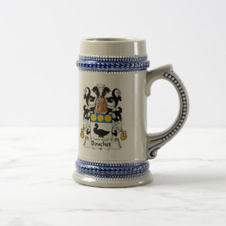 Bouchet Family Crest Beer Stein