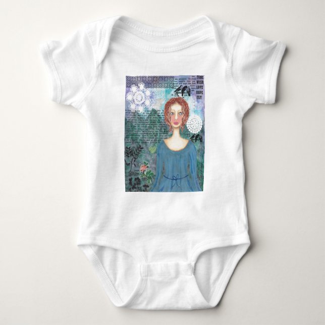 Boudicca of the Iceni 001.jpg Baby Bodysuit (Front)