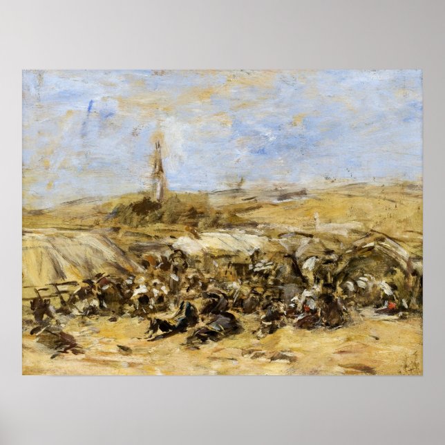 Boudin - Pardon Of Ste-Anne-La-Palud Poster (Front)