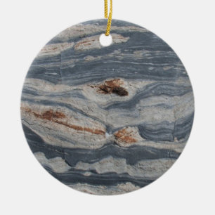 Boudinage Ceramic Ornament