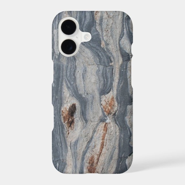 Boudinaged Limestone Rock Texture Print Case-Mate iPhone Case (Back)
