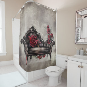 Boudoir Chaise Victorian Fainting Lounger Couch Shower Curtain