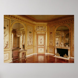 Boudoir of Marie-Antoinette  decorated in 1785 Poster