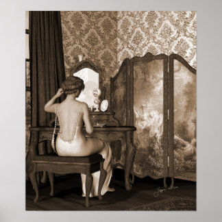 Boudoir Reflection Poster