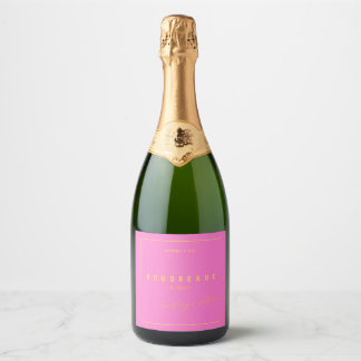 Boudreaux Bubbly - Courtney's Edition (Version 5) Sparkling Wine Label